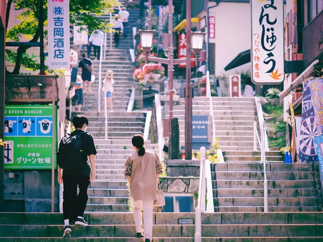 伊香保温泉の石段街