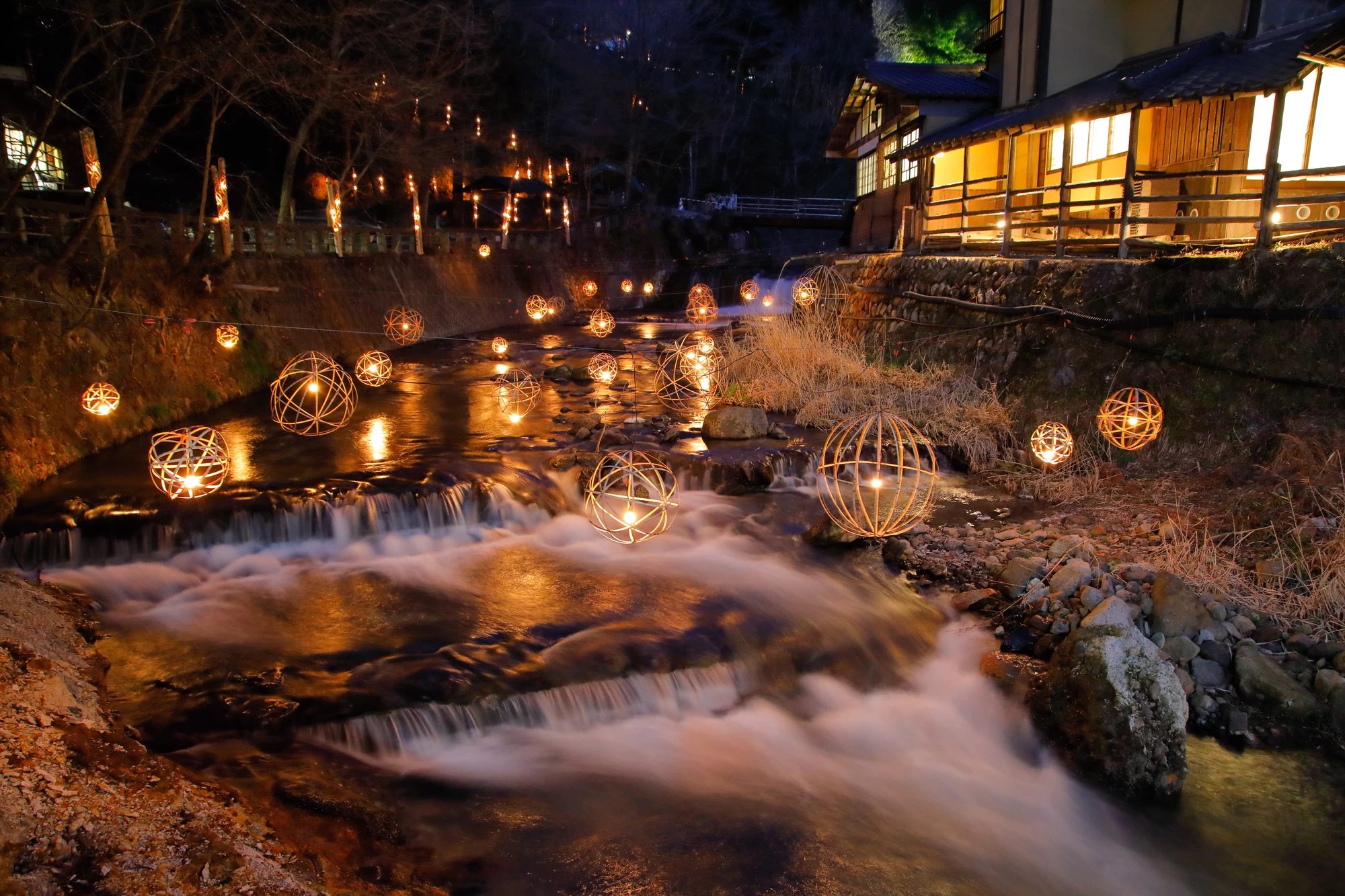 黒川温泉 夜