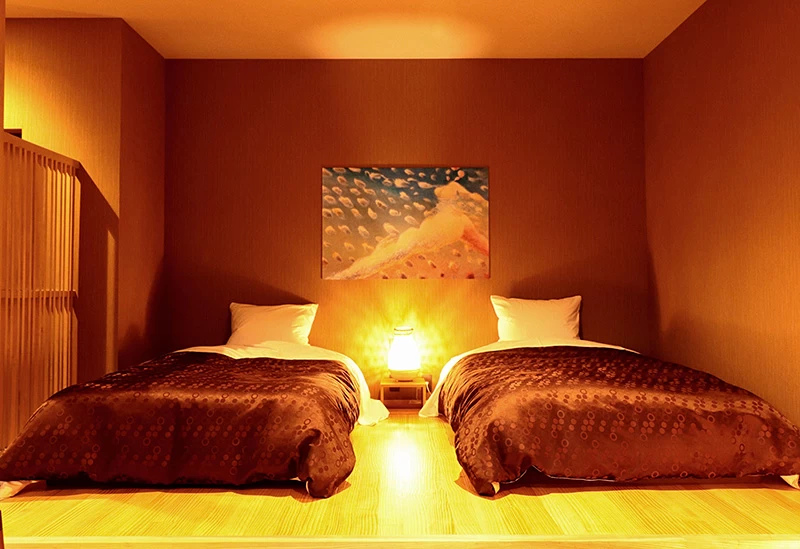 紫尾庵の客室一例