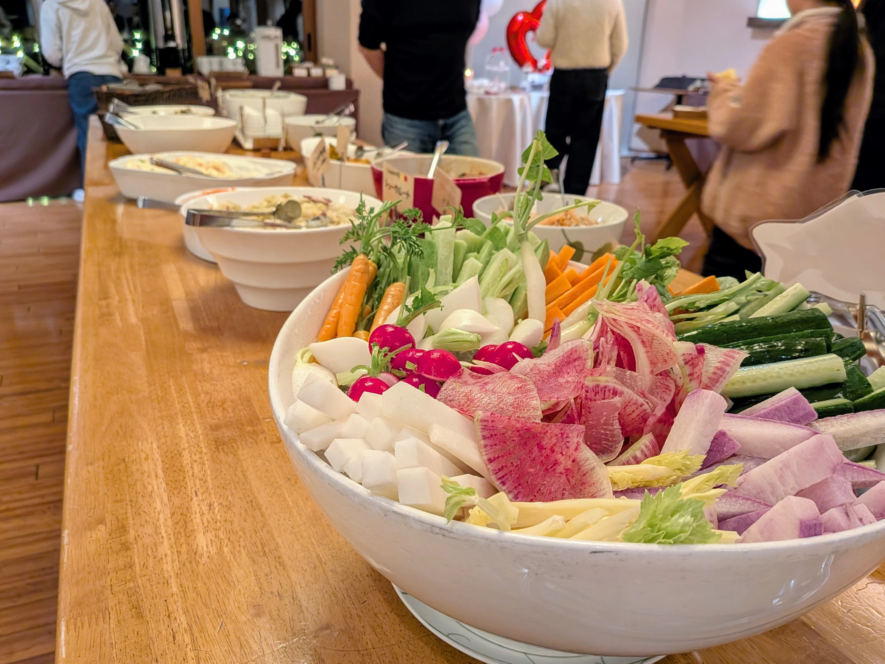 新鮮で彩豊かな野菜