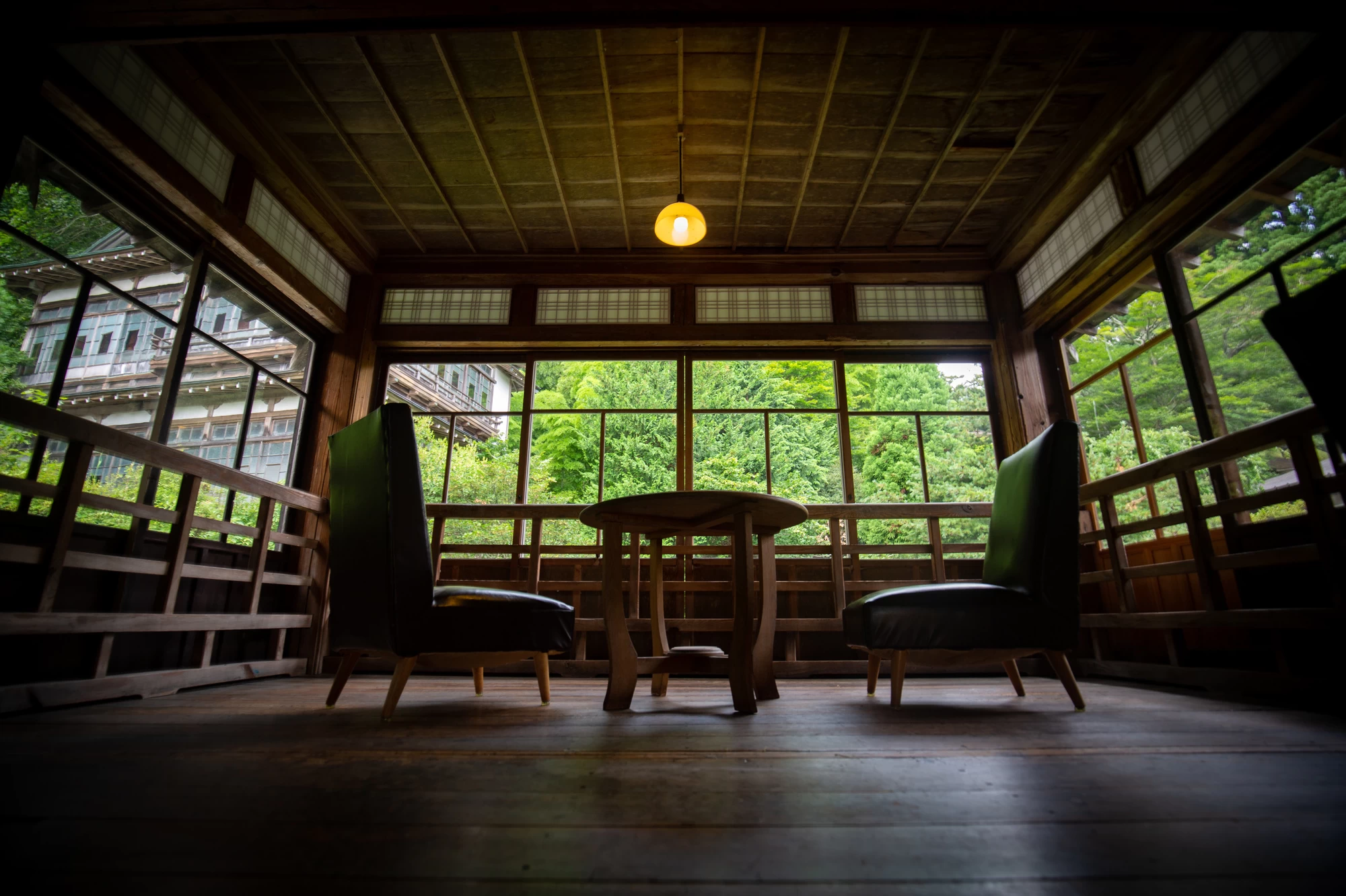 青根温泉 湯元不忘閣の眺望