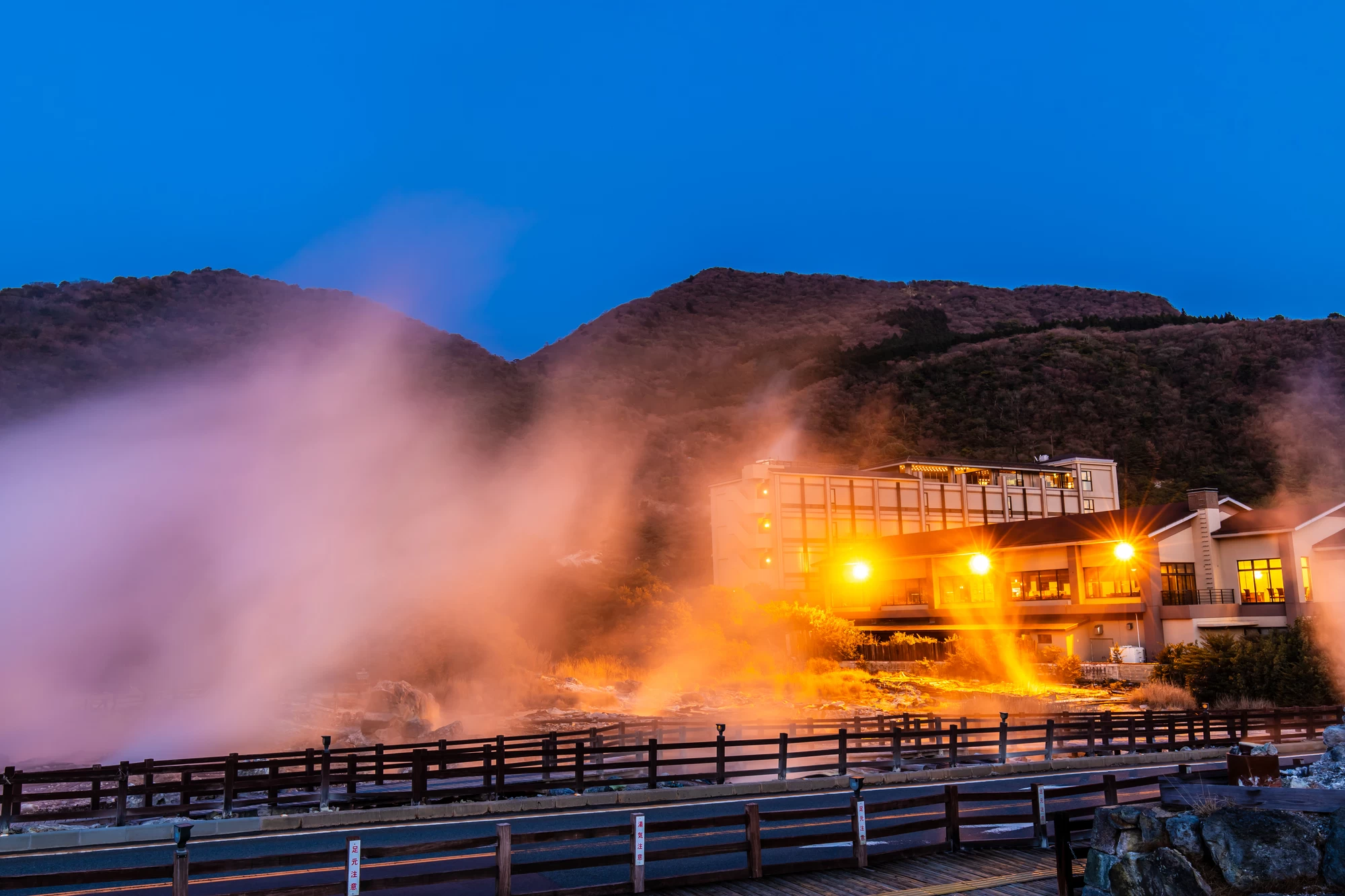清七地獄 夜景ライトアップ