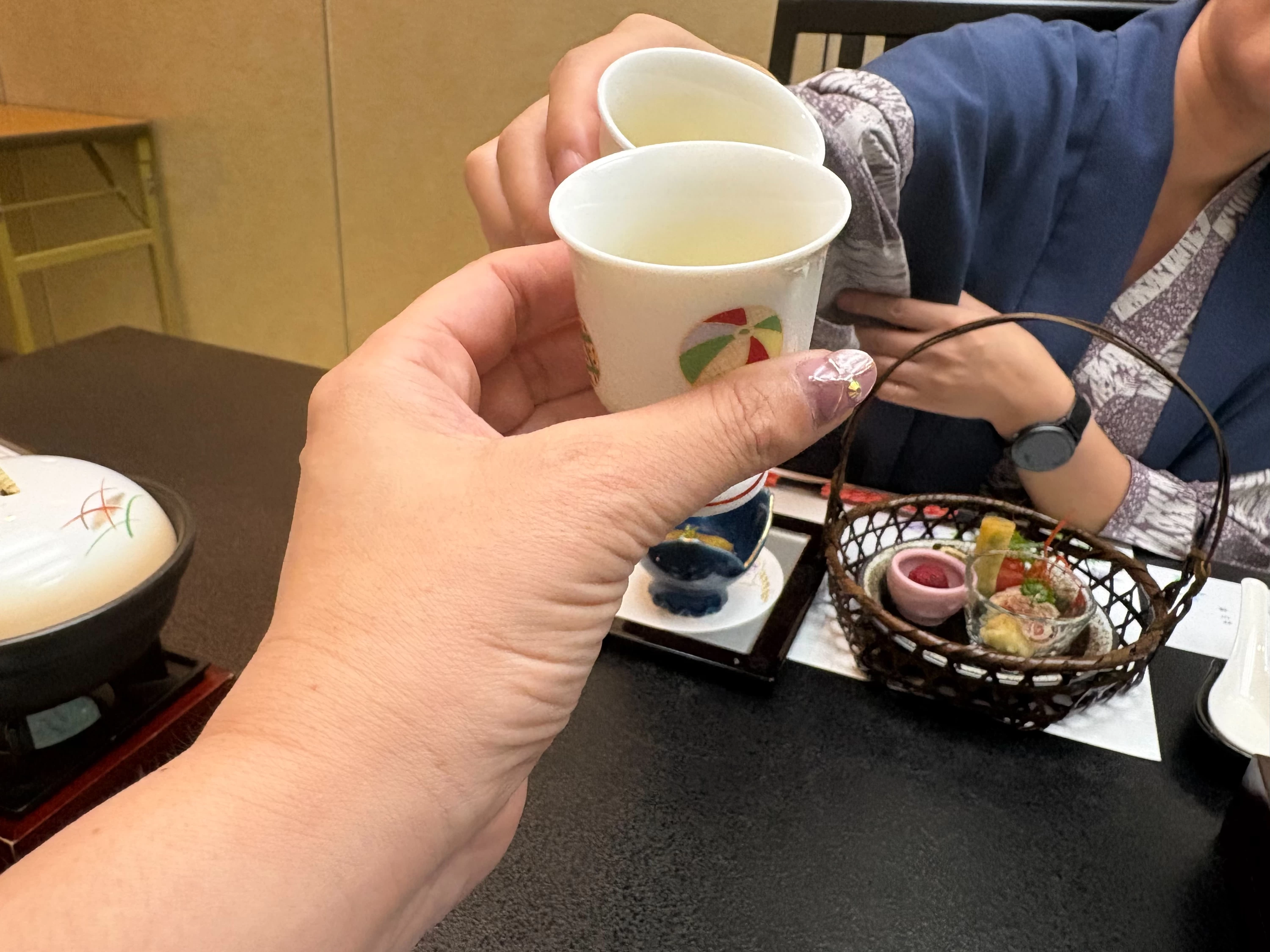 食前酒で乾杯!