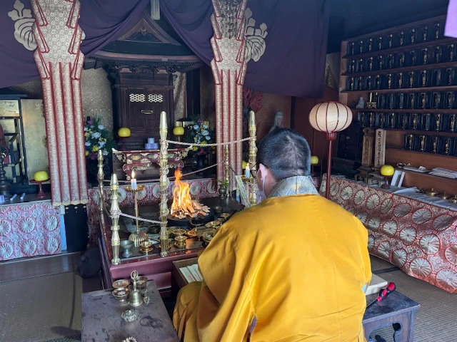 月例の護摩祈祷