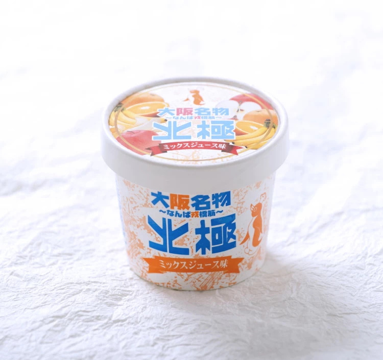 カップアイスミックスジュース