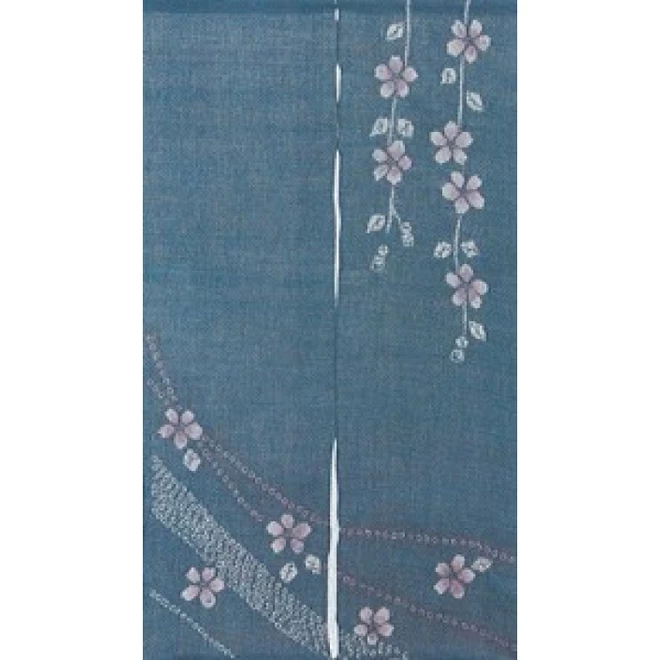 麻絞りのれん　桜 (174324-00)