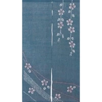 麻絞りのれん　桜 (174324-00) サムネイル