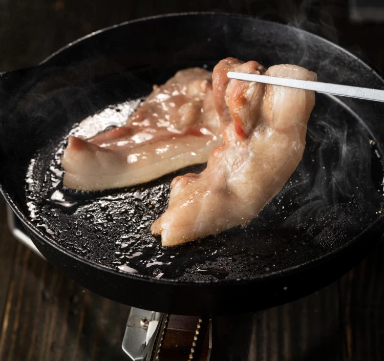 国産天然猪肉 焼ぼたん ロースセット