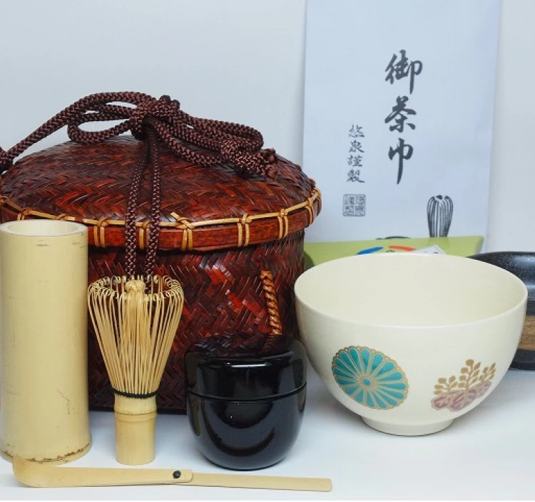 竹籠入 野点茶道具セット＞｜ティーポット・茶器をお取り寄せ・通販 