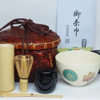 竹籠入　野点茶道具セット サムネイル
