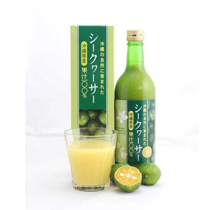 沖縄県産青切りシークヮーサー100%果汁500ml 3本セット