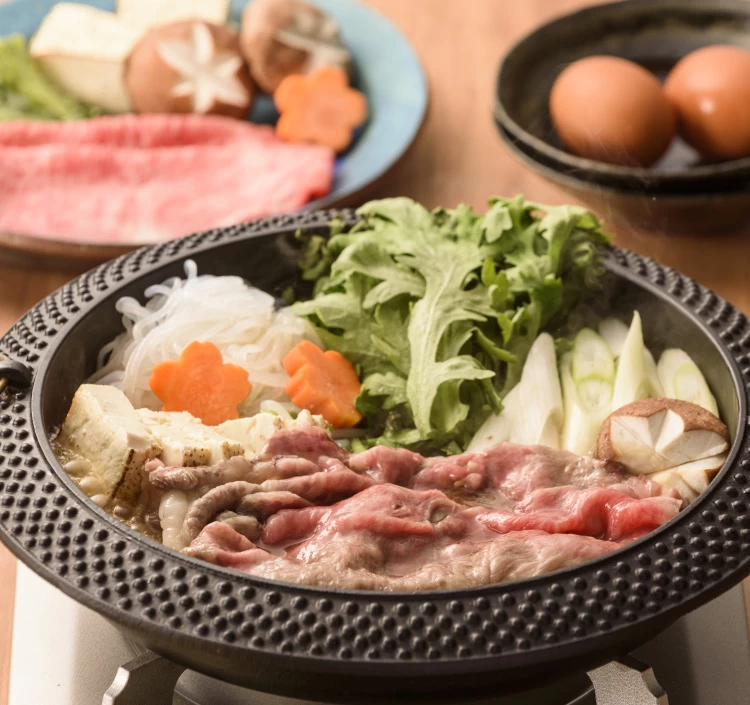 山形牛・米の娘ぶた贅沢すき焼きセット