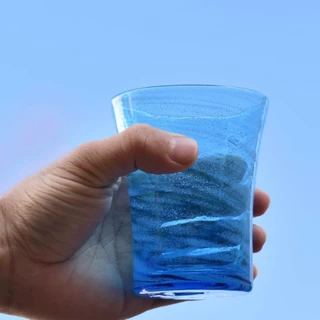 海の泡　4インチ口広グラス
