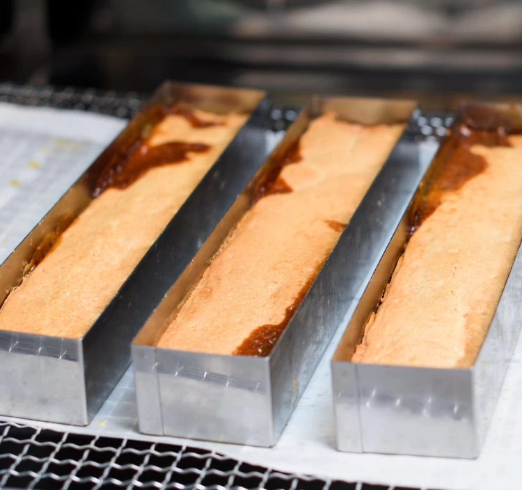 焼き時間にもこだわり、外はサクッと中はとろ～りを実現