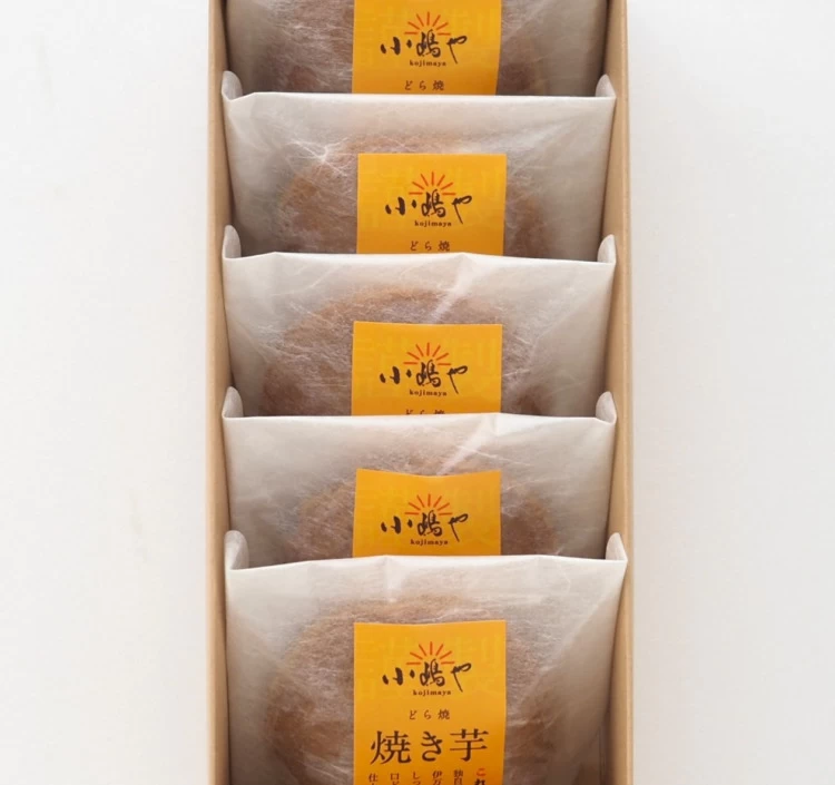 焼き芋どら焼き5個の詰合せ