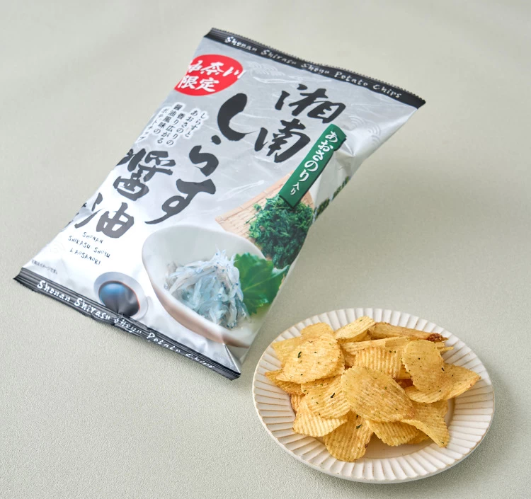 神奈川限定湘南しらす醤油ポテトチップ