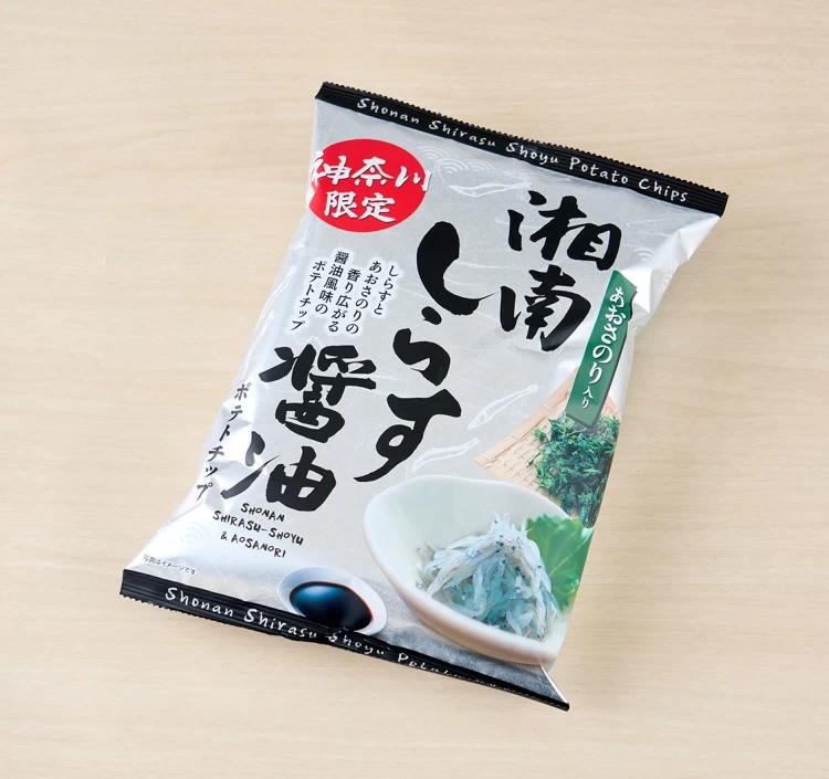 神奈川限定湘南しらす醤油ポテトチップ15個入り（ケース）