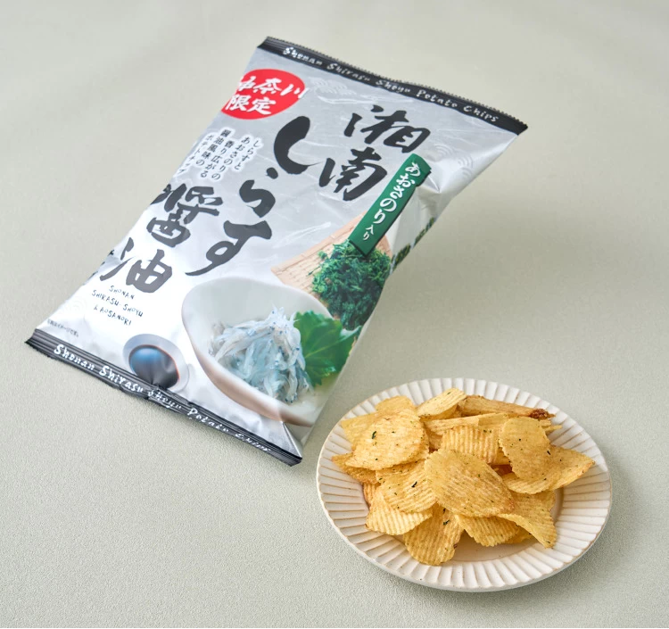 神奈川限定湘南しらす醤油ポテトチップ15個入り（ケース）