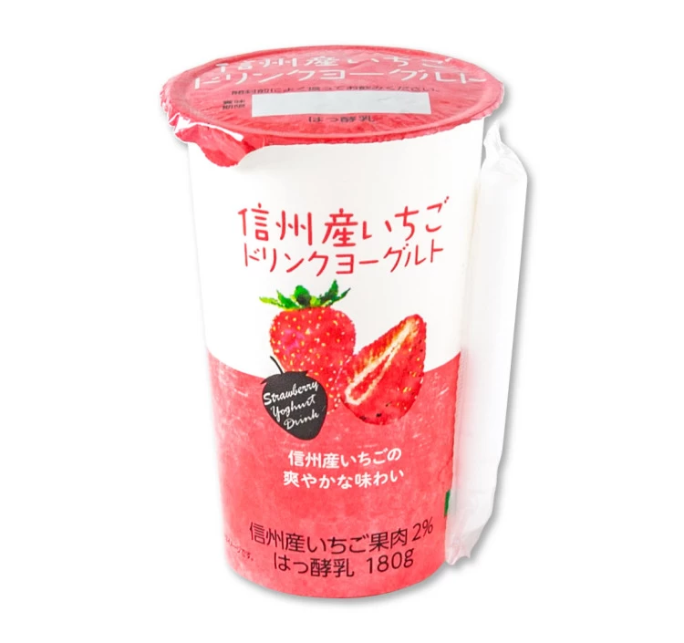 信州産いちごドリンクヨーグルト　10本