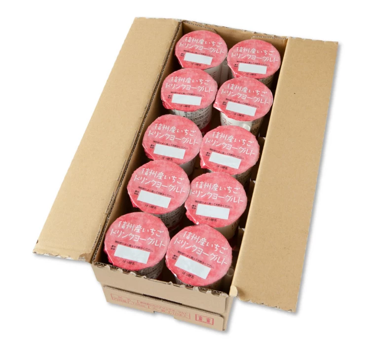 信州産いちごドリンクヨーグルト　10本