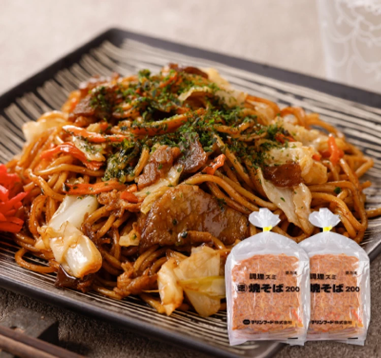 冷凍調理済み焼そば 10食