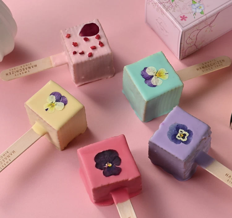 エディブルフラワー ロリポップ
