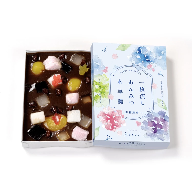一枚流し あんみつ水羊羹