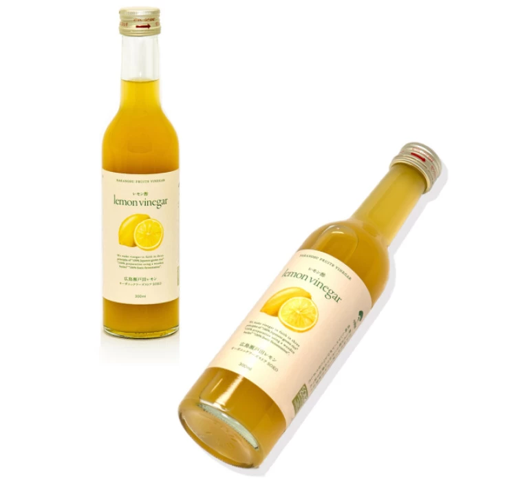 瀬戸田レモンビネガー 12入り (100%ストレート300ml 無添加) 【JapanBrandcollection2024,2025日本の贈答品100選】