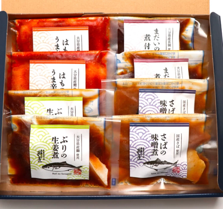 絆屋の旨煮魚セット