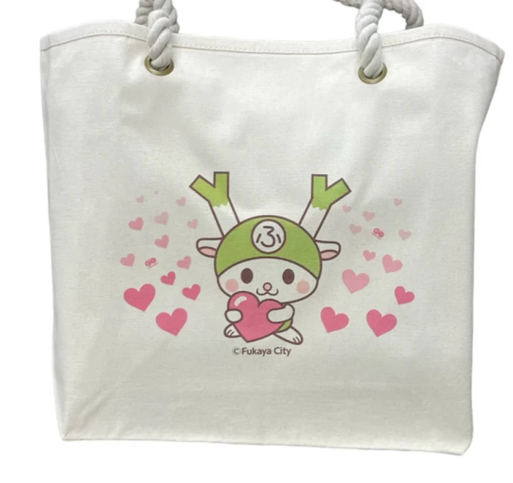 青淵絹ごしうどん+ふっかちゃんトートバッグ