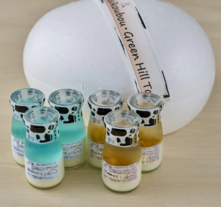 駿河湾・海と空のプリンス３個＆駿河湾・夕日のプリンセス３個卵ボックス入り