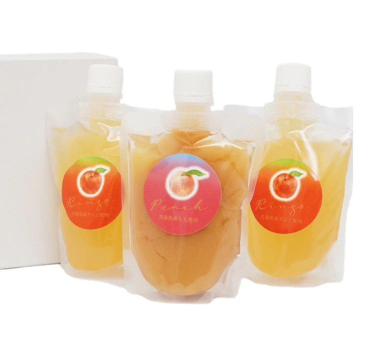 飲むりんごゼリー&飲む桃ゼリー 3個セット