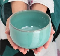 Matsue Chatte（ラテ茶碗単品）：チョコミント（出雲国布志名焼雲善窯 土屋知久 ） サムネイル