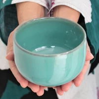 Matsue Chatte（ラテ茶碗単品）：チョコミント（出雲国布志名焼雲善窯 土屋知久 ） サムネイル