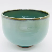 Matsue Chatte（ラテ茶碗単品）：チョコミント（出雲国布志名焼雲善窯 土屋知久 ） サムネイル