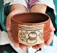 Matsue Chatte（ラテ茶碗単品）：ぼうろ（火の川焼 松江陶苑 福島絵美） サムネイル