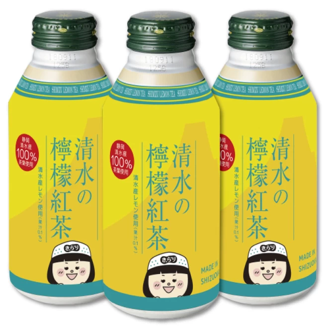 清水の檸檬紅茶　ボトル缶