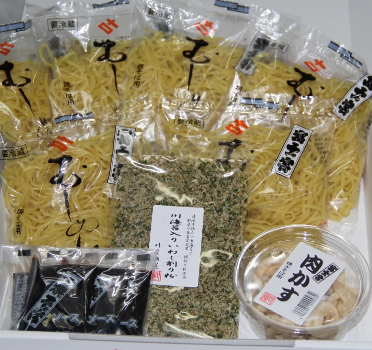富士宮名物焼きそば用むし麺6食セット(化粧箱入り)