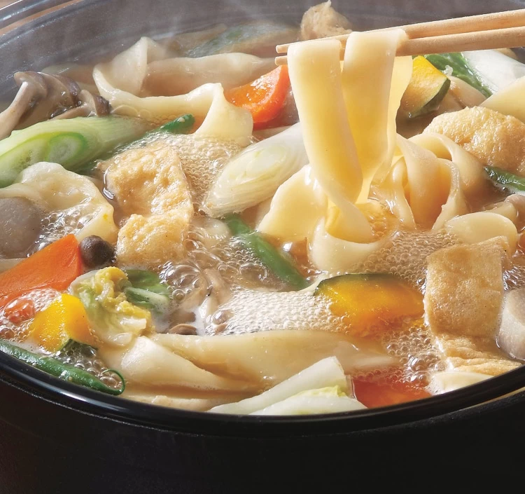 選りすぐりの食材を使ったほうとう