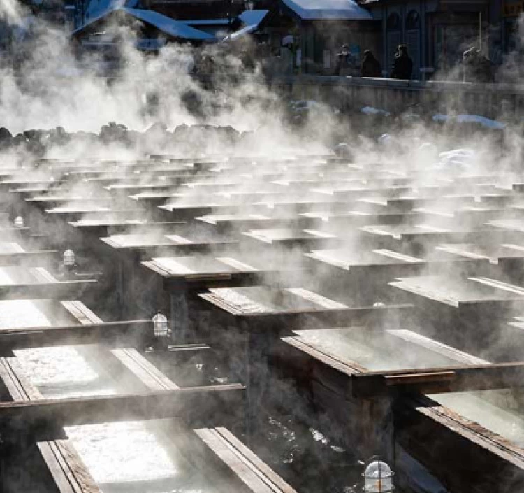 肌にやさしい洗顔石鹸　草津温泉の源泉入り　湯けむりせっけん（しっとり保湿タイプコラーゲン入り）　100g