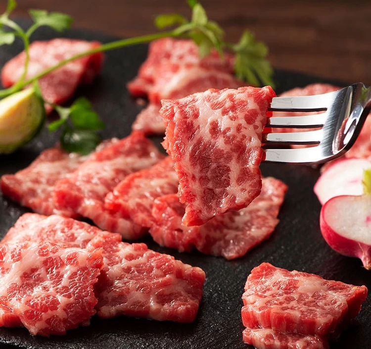 ふじ馬刺し大トロ中トロ上赤身食べ比べ