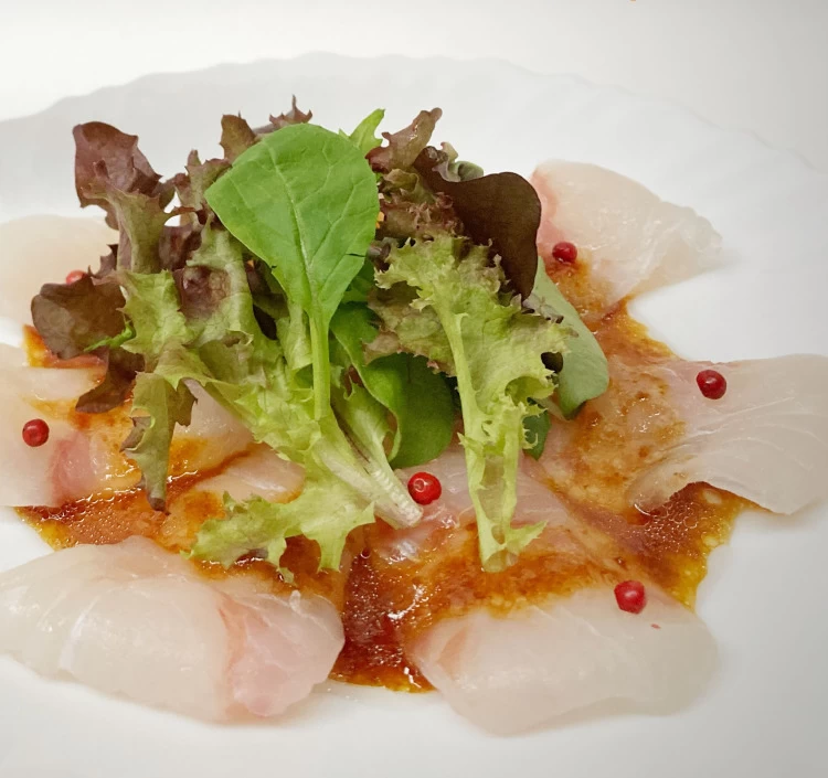 ヒラメのカルパッチョ