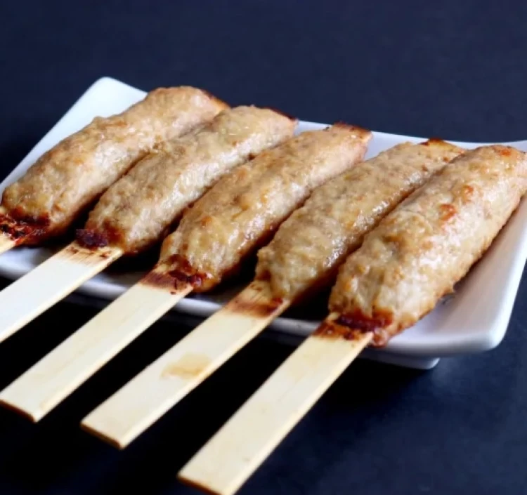 比内地鶏串焼き＆ステーキセット