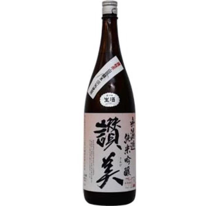 【日本酒】川鶴　讃美　純米吟醸 無ろ過原酒1.8L(香川・川鶴酒造）