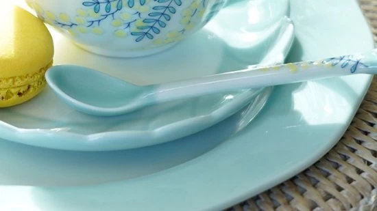 mimosa 菊型ティーカップ＆ソーサー