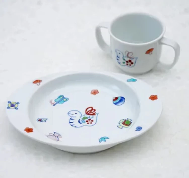 こどものうつわ 2025 限定モデル 『 干支 宝尽くし(巳)」』(木箱入)