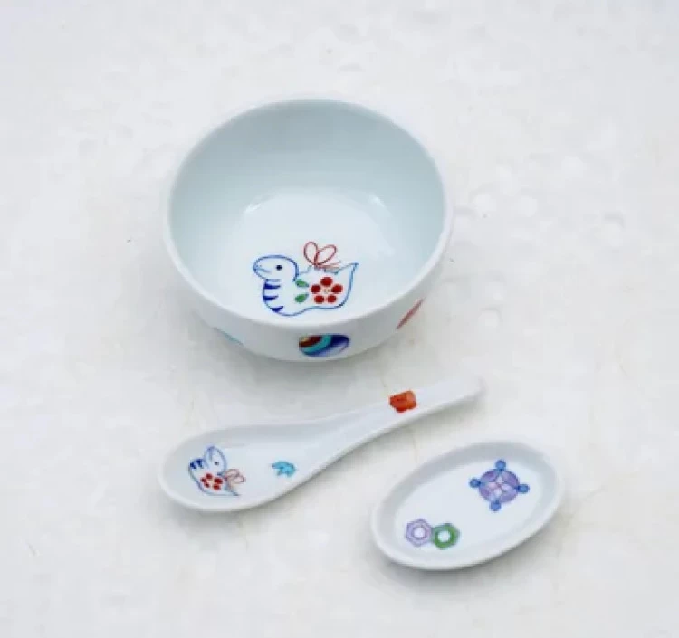 こどものうつわ 2025 限定モデル 『 干支 宝尽くし(巳)」』(木箱入)