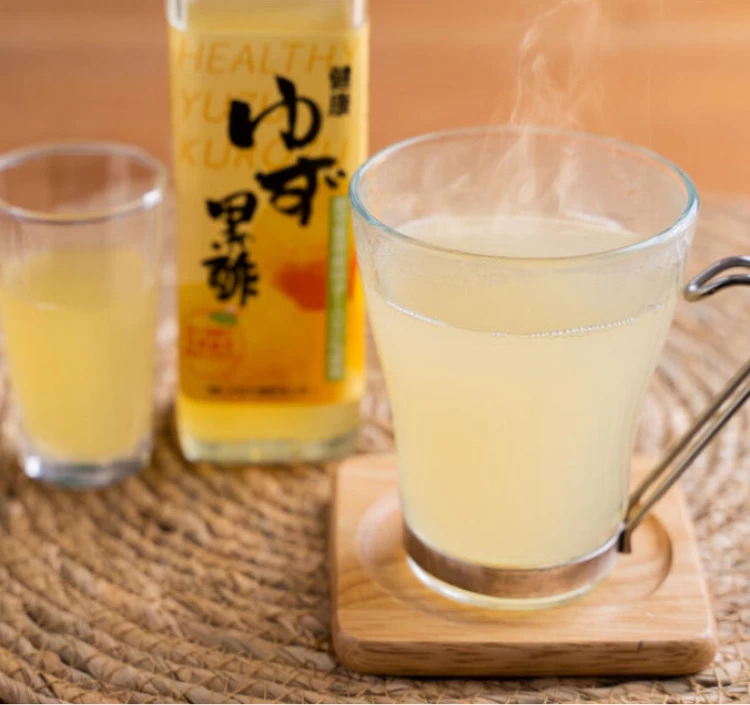 健康ゆず黒酢（鹿児島の名産品「黒酢」とゆずとはちみつが見事にマッチした、飲みやすいフルーツ黒酢）
