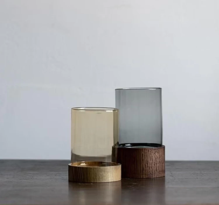 ITAYA SPIRITーガラス＆ウッドフラワーベース