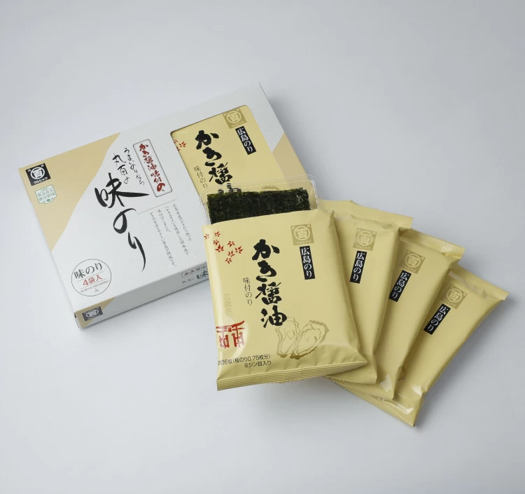 かき醤油味付のり4袋箱入(かき5AH)